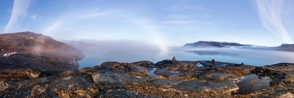 Grönland Nebelbogen